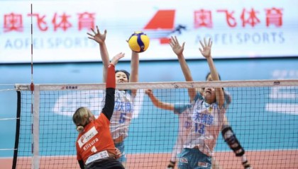 虎扑体育-福建女排再展黑马姿态 津沪闽深锁定女排联赛四强